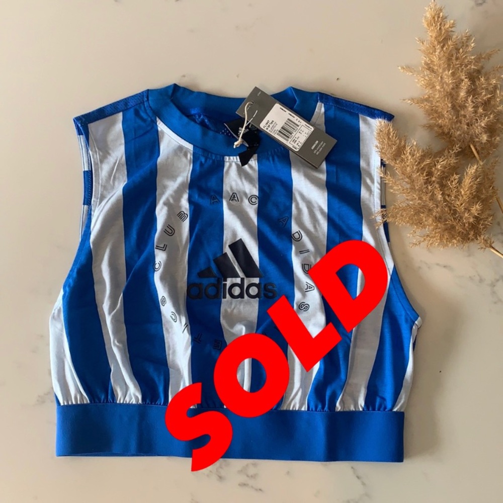 Blue Adidas tank